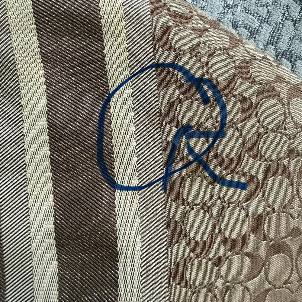 Coach Legacy Signature Stripe Bag